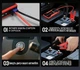 Пуско-зарядное устройство ENGIHU Jump Starter — 600A / 1200A, 12V, Power Bank, LED-фонарь - изображение 4