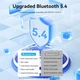 Автомобільний аудіоприймач AUX TRS 3.5мм USB Bluetooth 5.4 Coiled Cable 1.5M Gray Zinc Alloy - изображение 4