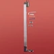 Боковая стенка для кабины Koer SR SW04-90x200-TR-01 прозрачное стекло Easy Clean 10мм, хром (KR5390) - изображение 15