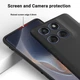 Силіконовий чохол із мікрофіброю для Motorola Moto Edge 60 Fusion чорний софт тач бампер - зображення 3