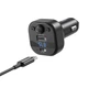 FM модулятор XO BCC18 USB-A OTG/USB-C Black (BCC18.black) - изображение 2