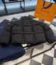 Чоловічий зимовий пуховик Louis Vuitton чорний з об’ємним силуетом XXL - зображення 4