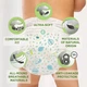 Подгузники Kruidvat Pure & Soft 4 (8–14 кг) Skin Protect, подгузники для новорожденных без ароматизаторов, 38 шт - изображение 2