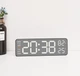 Годинник Deepfox DS-5513 LED цифровий електронний настільний / настінний Будильник Дата Температура Вологість 22.8х7.5см чорний - зображення 10