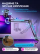 Микрофон для компьютера игровой для пк ноутбука студийный с подсветкой кронштейном триногой для стрима подкастов конденсаторный для записи вокала с подсветкой USB TypeC с сенсорным управлением регуляторами громкости поворотом 360 ME6s One Pro Черный 73765 - изображение 7