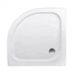 Lidz Набор: Душевая кабина Latwa SC90x90.SAT.LOW.DGR, полукруглая, стекло тонированное 4 мм + Душевой поддон Kapielka ST90x90x14 - изображение 8