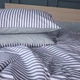 Простынь MirSon Бязь 17-0768 Harmony Stripes 200 х 220 см (2200011018874) - изображение 4