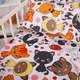 Простынь MirSon Бязь 20-0035 Colored kittens 150 х 220 см (2200010284133) - изображение 1