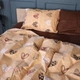Комплект постельного белья MirSon Бязь 17-0705 Toffee Hearts 143 x 210 см (2200010619669) - изображение 2