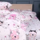 Простынь MirSon Бязь 17-0776 Magic cats pink 150 х 220 см (2200011238173) - изображение 3