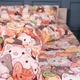 Простынь MirSon Бязь 17-0775 Bombshell cats 150 х 220 см (2200011237398) - изображение 2