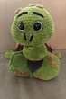 Игрушка Черепаха 37 см мягкая вязаная подарок сувенир hand made ручная работа - изображение 2