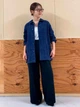 Брюки женские Uniqlo 788791336 M Синие (1159851810) - изображение 3