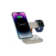 Зарядний пристрій Canyon wireless charger HEXAGON WCS-310 3in1 LightGrey/Orange (CNS-WCS310LGOR) - зображення 5