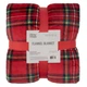 Плед Ardesto Christmas Flannel 160х200см, 100% поліестер, клітинка, червоний (ART0133PB) - зображення 5