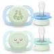 Пустышка Philips AVENT Ultra Start 0+ місяців 2 шт, бірюз (SCF075/18) - изображение 1