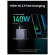 Зарядное устройство UGREEN 4xUSB 160W (3xUSB-C + USB-A) Gan Nexode Pro X763 (25877) - изображение 6