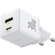 Зарядное устройство Baseus 1xUSB-C 30W + 1xUSB white (P1011160A213-00) - изображение 4