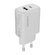 Зарядний пристрій Canyon OnCharge 200 20W 1xPD 1xQC EU White (CNE-CHA200-21) - зображення 2