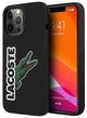Etui Lacoste do iPhone 13 Pro Max Silicone Head Crocodile Black (LCHC13XSHK) - obraz 1