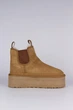 Уггі Neumel Platform Chelsea Camel натуральна замша хутро платформа 5см 410р рудий - зображення 1