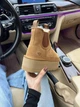Уггі Neumel Platform Chelsea Camel натуральна замша хутро платформа 5см 410р рудий - зображення 6