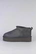 Уггі Classic Ultra Mini Platform Grey Premium натуральна замша хутро 38р сірий - зображення 6