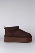 Уггі Classic Ultra Mini Platform XL Brown натуральна замша хутро платформа 5см 38р шоколадний - зображення 1