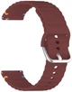 Ремешок BeCover Ribbed Straight 20mm для Samsung Galaxy Watch 7 40/44mm/7 FE/6/6 Classic/5/5 Pro/4/4 Classic/Watch 3 41mm Red Wine (BC_714852) - изображение 2