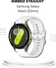Ремешок BeCover Ribbed Straight 20mm для Samsung Galaxy Watch 7 40/44mm/7 FE/6/6 Classic/5/5 Pro/4/4 Classic/Watch 3 41mm White (BC_714853) - изображение 5