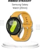 Ремешок BeCover Ribbed Straight 20mm для Samsung Galaxy Watch 7 40/44mm/7 FE/6/6 Classic/5/5 Pro/4/4 Classic/Watch 3 41mm Yellow (BC_714854) - изображение 5