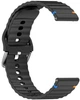 Ремешок BeCover Ribbed Straight 20mm для Samsung Galaxy Watch 7 40/44mm/7 FE/6/6 Classic/5/5 Pro/4/4 Classic/Watch 3 41mm Black (BC_714840) - изображение 3