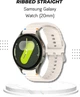 Ремешок BeCover Ribbed Straight 20mm для Samsung Galaxy Watch 7 40/44mm/7 FE/6/6 Classic/5/5 Pro/4/4 Classic/Watch 3 41mm Cream (BC_714842) - изображение 5