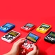 Sup Game Box — портативная ретро игровая консоль с джойстиком, 400+ игр, красная - изображение 3