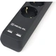 Мережевий фільтр живлення REAL-EL REAL-EL RS-6 PROTECT USB, 5m, black (EL122300018) - зображення 3
