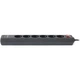 Мережевий фільтр живлення REAL-EL REAL-EL RS-6 PROTECT USB, 5m, black (EL122300018) - зображення 6