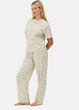 Пижамные хлопковые штаны Primark Printed Bottom Pyjama XXS Низ пижамы Песочный (8841) - изображение 2