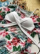 Женский раздельный купальник тройка Plus size Ghazel 3XL разноцветный (SW1251/1) - изображение 6