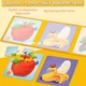 Магнітний пазл-книжка 3-в-1 Leveled Puzzle: Фрукти - изображение 5