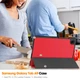 Чохол Galeo Slimline Portfolio для Samsung Galaxy Tab A11 (2025) / Tab A9 8.7" Red - изображение 7
