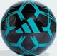 Мяч футбольный Adidas STARLANCER CLB черный, бирюзовый Унисекс 5 - изображение 1