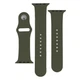 Ремінець для Apple Watch Band Silicone Two-Piece 42/44/45/49 mm 35.Dark Olive - изображение 1
