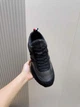 Мужские кожаные кроссовки Moncler Pacey черного цвета 39 р (25.5 см) - изображение 6