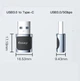 OTG адаптери 3 в 1 Type-C USB-A Micro USB Essager ES-OTG33 чорний - зображення 3