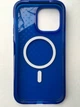 Чохол протиударний силіконовий Tech21 Evo Check MagSafe для Iphone 14 Pro (6.1") Classic Blue T21-9838 - зображення 8