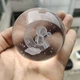 3D нічник "Кришталева куля дівчина на Місяці з планетою", світлодіодний нічник (1010631-Other-5) - зображення 5