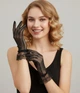 Жіночі сіточні рукавички з мереживом Honey Fashion Accessories S/M/L чорний (7-80) - зображення 1