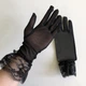Жіночі сіточні рукавички з мереживом Honey Fashion Accessories S/M/L чорний (7-80) - зображення 7