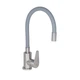 Змішувач для кухні Lidz Vida 015F3 з гнучким виливом (k35) LDVID015F3GRE43356 Grey - изображение 1