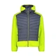 Куртка CMP Men's Unlimitech Jacket Hybrid with Fixed Hood Grey/Lime XL (1097-34P1817-U911 52) - изображение 1